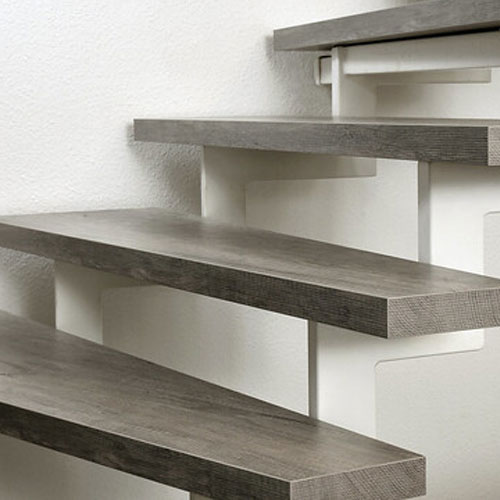 Treppenrenovierung mit Blockstufen von HAFA Treppen
